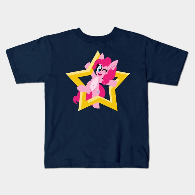 Star Pinkie Pie Kids T-Shirt by Tridashie